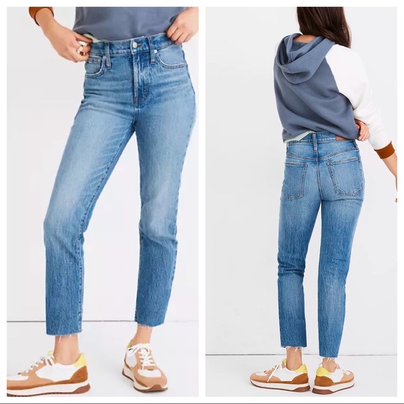Madewell Denim - Madewell Perfect Vintage Jean Raw Hem Enmore wash
